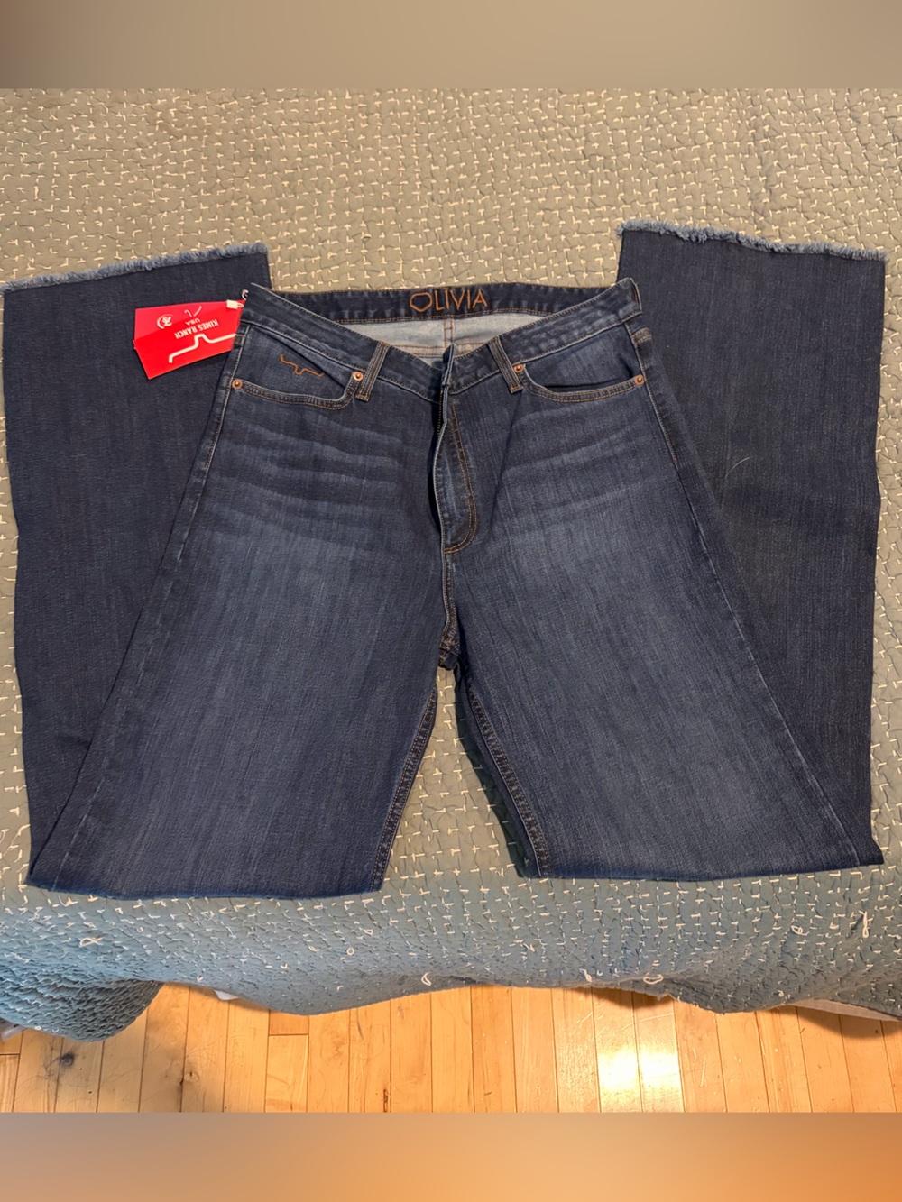 Kimes Ranch Olivia 14/36 Savannah Sevens limited edition medium blue wash nwt